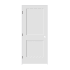 Trimlite 28" by 84" Shaker 2 Panel Right Handed Interior Prehung Passage Door with Oil Rubbed Bronze Hinges and 6-9/16" Door Jamb Primed