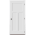 Trimlite 30" by 80" 1+2-Panel Shaker Left Handed Interior Prehung Fire Rated Passage Door with Black Hinges and 7 1/4" Door Jamb - Mill Sill Primed