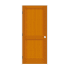 Trimlite 30" by 80" 2-Panel Shaker Right Handed Interior Prehung Passage Door with Oil Rubbed Bronze Hinges and 4-9/16" Door Jamb Douglas Fir