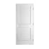Trimlite 30" by 80" Louver Right Handed Pre-Hung Interior Passage Door with 7-1/4" Door Jamb and Black Hinges Primed
