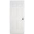Trimlite Traditional 6 Panel 30" by 80" Left Handed Pre-Hung Exterior Entry Door with 7-1/4" Door Jamb Primed
