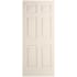 Trimlite 30" x 80" Primed 6-Panel Colonist Molded Hollow Core Slab Door Primed