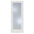 Trimlite 30" by 96" 1 Clear Glass Lite Right Handed Ovolo Edge Interior French Door with Satin Nickel Hinges and 4-9/16" Door Jamb Primed