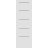 Trimlite 30" by 96" Shaker 5-Panel Equal Interior Slab Passage Door Primed