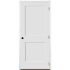 Trimlite 32" by 80" 2-Panel Shaker Left Handed Interior Prehung Fire Rated Passage Door with Black Hinges and 4 9/16" Door Jamb - Bronze Sill Primed