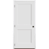 Trimlite 32" by 80" 2-Panel Shaker Right Handed Interior Prehung Fire Rated Passage Door with Black Hinges and 4 9/16" Door Jamb - Bronze Sill Primed