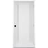 Trimlite 32" by 80" 2-Step Shaker Left Handed Interior Prehung Fire Rated Passage Door with Brushed Chrome Hinges and 7 1/4" Door Jamb - Bronze Sill Primed