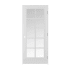 Trimlite 32" by 80" 10 Clear Glass Lite Left Handed Ovolo Edge Interior French Door with Oil Rubbed Bronze Hinges and 4-9/16" Door Jamb Primed