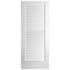 Trimlite 32" W x 80" H Plantation Full Louver Primed Solid Core Interior Passage Door Slab Primed