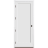 Trimlite 32" by 96" 1-Panel Shaker Right Handed Interior Prehung Fire Rated Passage Door with Black Hinges and 7 1/4" Door Jamb - Mill Sill Primed