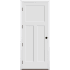 Trimlite 32" by 96" 1+2-Panel Shaker Right Handed Interior Prehung Fire Rated Passage Door with Black Hinges and 4 9/16" Door Jamb - Mill Sill Primed