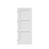 Trimlite 32" by 96" 3-Panel Shaker Right Handed Interior Prehung Fire Rated Passage Door with Oil Rubbed Bronze Hinges and 7 1/4" Door Jamb - Mill Sill Primed