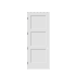 Trimlite 32" by 96" 3-Panel Shaker Right Handed Interior Prehung Fire Rated Passage Door with Black Hinges and 4 9/16" Door Jamb - Mill Sill Primed