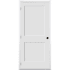 Trimlite 36" by 80" 2-Panel Shaker Right Handed Interior Prehung Fire Rated Passage Door with Brushed Chrome Hinges and 4 9/16" Door Jamb - Bronze Sill Primed