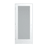 Trimlite 36" by 80" 1 Frosted Glass Lite Right Handed Ovolo Edge Interior French Door with Satin Nickel Hinges and 4-9/16" Door Jamb Primed
