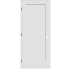 Trimlite 36" by 80" 1-Panel Shaker Right Handed Interior Prehung Passage Door with Black Hinges and 4-9/16" Door Jamb Primed