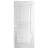 Trimlite 36" W x 80" H Plantation Full Louver Primed Solid Core 7-1/4" Jamb Right Handed Interior Pre Hung Passage Door with Satin Nickel Hinges Primed