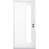 Trimlite 36" by 80" Left Handed Exterior Pre-Hung Entry Door with Bright Chrome Hinges and Mill Sill Primed