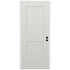 Trimlite 36" W x 80" H 2-Panel Contemporary Left-Hand Inswing Exterior Prehung Entry Door with Black Hinges, 4-9/16" Door Jamb, and Mill Sill Primed