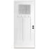 Trimlite 36" W x 80" H Patina 6-Lite 2-Panel Contemporary Left-Hand Inswing Exterior Prehung Entry Door with Bright Chrome Hinges, 4-9/16" Door Jamb, and Mill Sill Primed