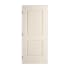 Trimlite 36" x 80" Primed 2-Panel Arch Top V-Groove Santa Fe Molded Hollow Core 6-9/16" Jamb Right Hand Prehung Door with Oil Rubbed Bronze Hinges Primed