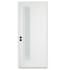 Trimlite 36"W x 80"H Etched 1 Lite Contemporary Right Handed Exterior Prehung Entry Door with Satin Nickel Hinges, 6-9/16" Door Jamb, and Mill Sill Primed