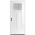 Trimlite 36" W x 80" H Patina 6-Lite 2-Panel Contemporary Right-Hand Inswing Exterior Prehung Entry Door with Black Hinges, 4-9/16" Door Jamb, and Bronze Sill Primed