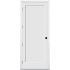 Trimlite 36" by 96" 1-Panel Shaker Right Handed Interior Prehung Fire Rated Passage Door with Satin Nickel Hinges and 4 9/16" Door Jamb - Mill Sill Primed
