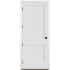 Trimlite 36" by 96" 2-Panel Shaker Right Handed Interior Prehung Fire Rated Passage Door with Black Hinges and 6 9/16" Door Jamb - Bronze Sill Primed