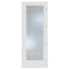 Trimlite 36" by 96" 1 Clear Glass Lite Left Handed Ovolo Edge Interior French Door with Satin Nickel Hinges and 6-9/16" Door Jamb Primed