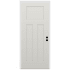 Trimlite 36" W x 96" H 3-Panel Contemporary Left-Hand Inswing Exterior Prehung Entry Door with Satin Nickel Hinges, 6-9/16" Door Jamb, and Mill Sill Primed