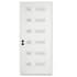 Trimlite 36"W x 96"H Clear 6 Lite Contemporary Right Handed Exterior Prehung Entry Door with Satin Nickel Hinges, 6-9/16" Door Jamb, and Mill Sill Primed