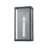 Troy Lighting Vail 13" Tall Outdoor Wall Sconce Texture Black / Weathered Zinc
