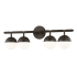 Troy Lighting Enson 4 Light 26" Wide Vanity Light Bronze