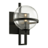 Troy Lighting Elliot Single Light 11-1/2" Tall Wall Sconce with Clear Glass Globe Shade Textured Black