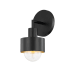 Troy Lighting North 10" Tall Wall Sconce Soft Black / Gold Leaf