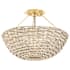 Troy Lighting Campo 18" Wide Semi-Flush Bowl Ceiling Fixture Vintage Gold Leaf