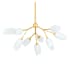 Troy Lighting Aldean 9 Light 34" Wide Chandelier Vintage Gold Leaf