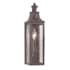 Troy Lighting Newton 1 Light 18" Tall Outdoor Wall Sconce with Seedy Glass Soft Off Black