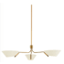 Troy Lighting Sacramento 43" Wide Three-Light Pendant Patina Brass