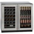 U-Line 36 Inch Wide 123 Can Capacity Beverage Center with 79 12 Oz. Bottle Capacity, Wine Racks and U-Select Controls Stainless Steel