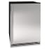 U-Line 1 Class 24 Inch Wide 4.8 Cu. Ft. Energy Star Certified Compact Convertible Refrigerator with Reversible Door Stainless Steel
