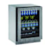 U-Line 24 Inch Wide 123 Can Capacity Energy Star Beverage Center with 79 12 Oz. Bottle Capacity and Wine Racks Panel Ready Glass Frame