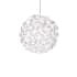 UMAGE Lora 18" Pendant White with Black Swag