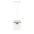 UMAGE Acorn Single Light 5-1/2" Wide LED Mini Pendant Polished Brass with White Cord