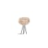 UMAGE Eos 26" Tall Single Light Table Lamp Light Brown with Black Table Tripod