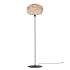 UMAGE Eos Single Light 66-7/8" High Novelty Floor Lamp with a Goose Feather Shade Black / Brown