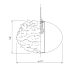 Umage-Eos Medium Floor Lamp-Umage-Eos Medium Floor Lamp-Gallery Image 2