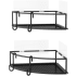 Umbra Cubiko Wall Mounted Shower Shelf Black