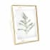 Umbra Prisma 10 Inch Wide Steel Picture Frame by Sung Wook Park Matte Brass
